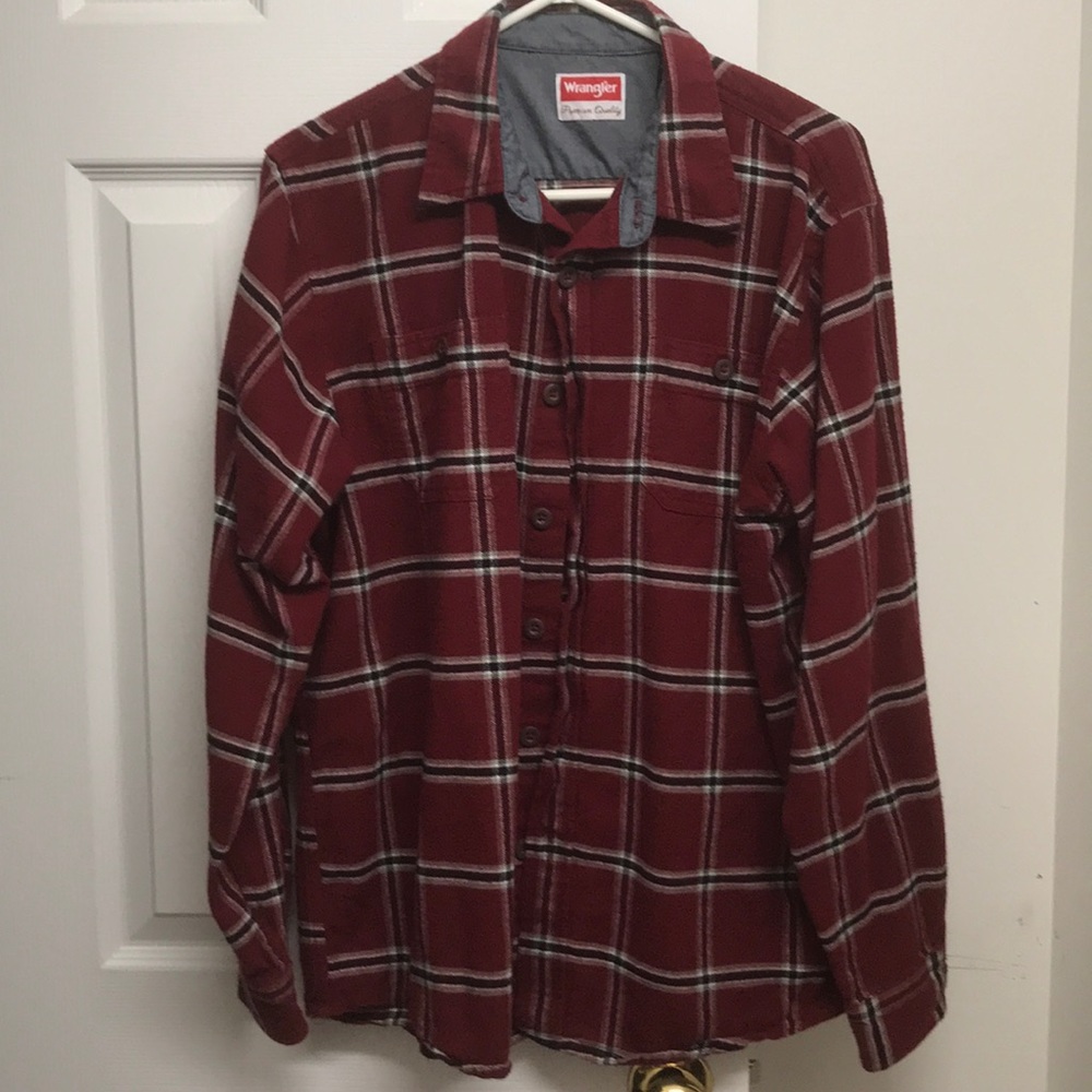 Wrangler Flannel Shirt. Large